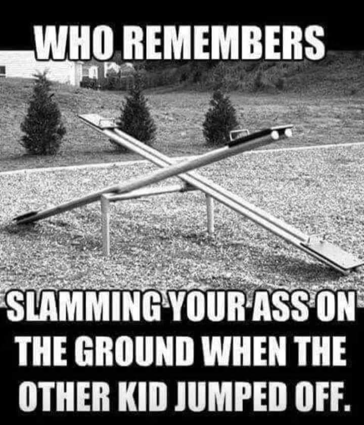 monochrome photography - Who Remembers Slamming Your Ass On The Ground When The Other Kid Jumped Off.