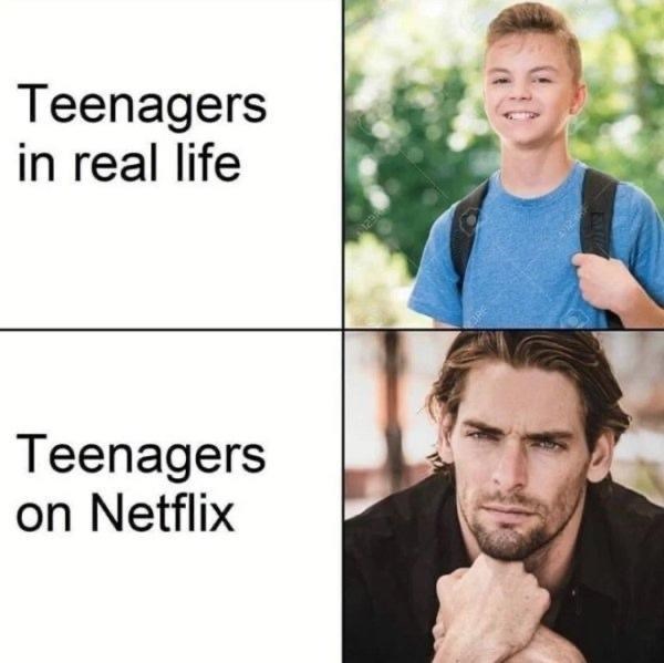 netflix teenagers - Teenagers in real life Teenagers on Netflix