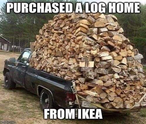Purchased A Log Home From Ikea Islai.com