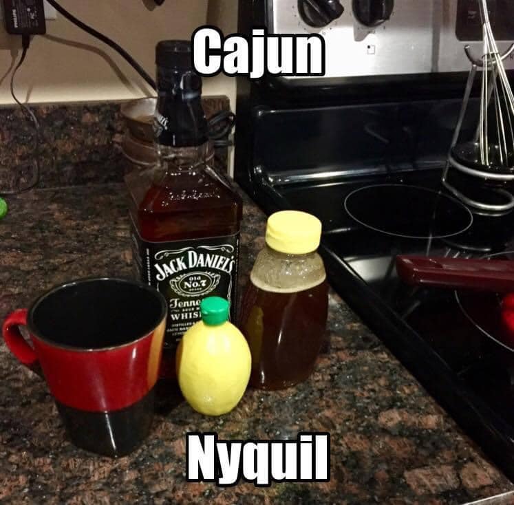 drink - Cajun Jack Daniel No. 7 Jenne Bb Whisi Nyquil