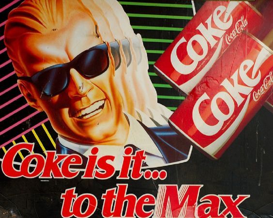 throwback food - max headroom coke - to the Max Cakeisite Coca Cola Coke Coke CocaCol