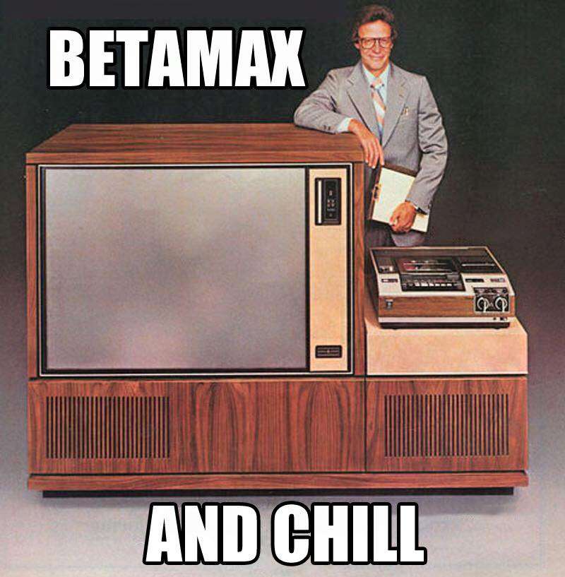 From what I read, you were either team betamax or team VCR and only one could live.