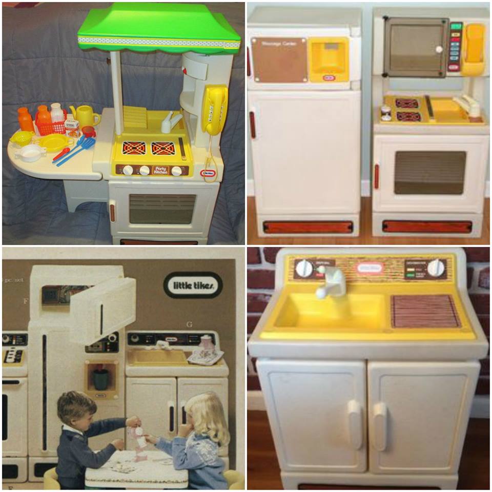 Toy kitchens were not pepto pink and glittery, they were simple and you used your imagination. No sounds or interactions