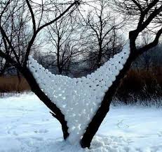 snow sculptures - andy goldsworthy