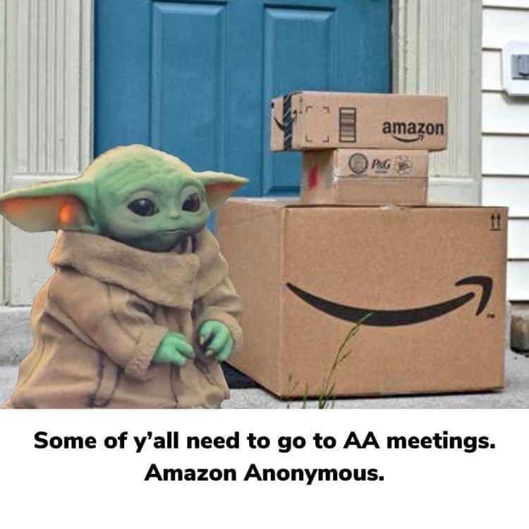 amazon smile - amazon Pg Some of y'all need to go to Aa meetings. Amazon Anonymous.