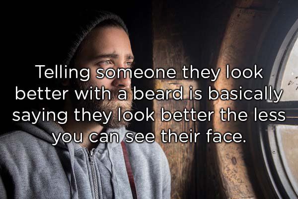 sad memes - finnish men - Telling someone they look better with a beard is basically saying they look better the less you can see their face. Rial