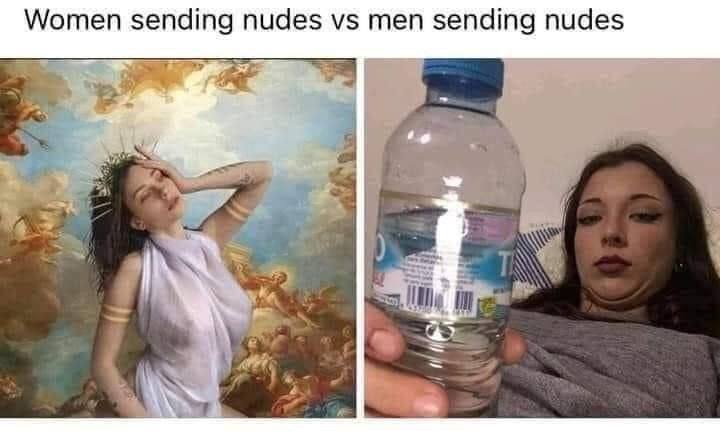 women sending nudes vs men - Women sending nudes vs men sending nudes