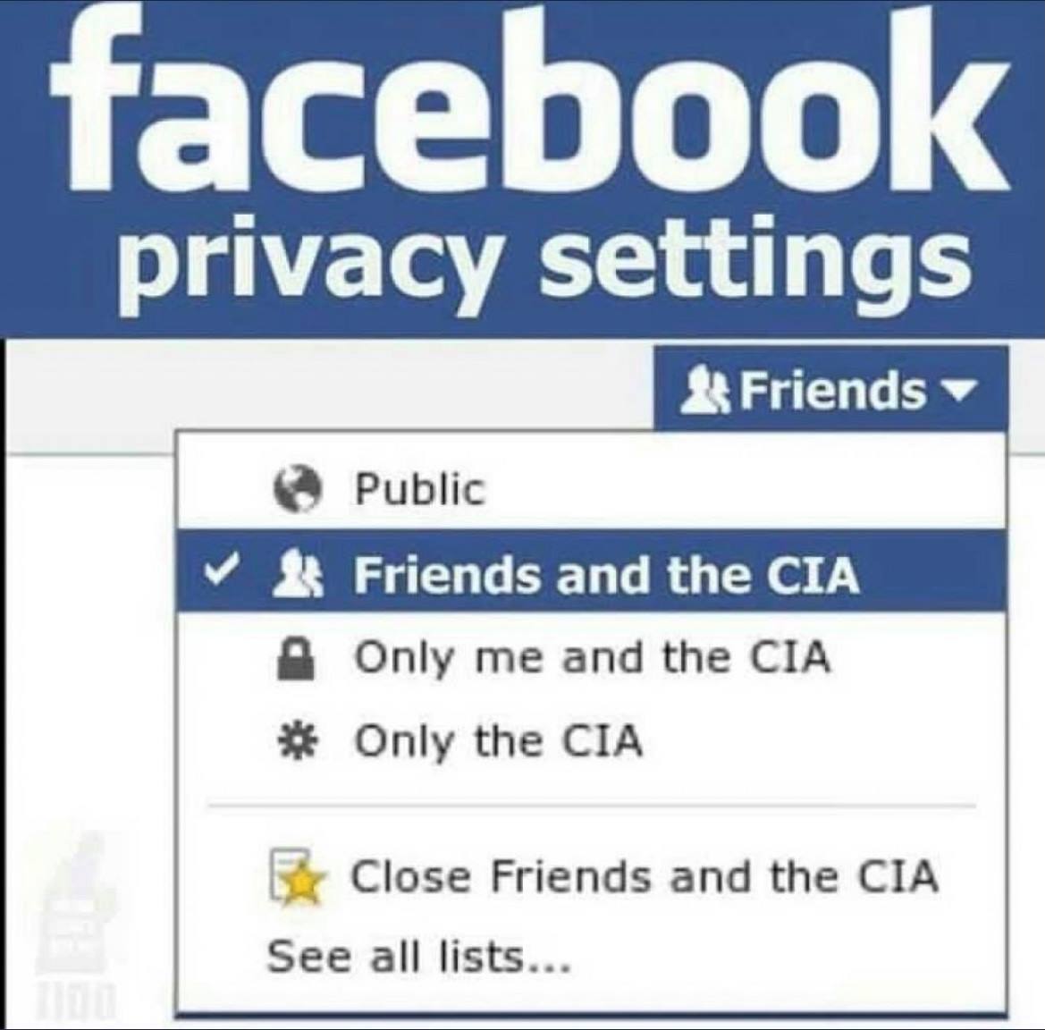 cinepolis plaza el prado - facebook privacy settings & Friends Public & Friends and the Cia A Only me and the Cia Only the Cia Close Friends and the Cia See all lists...