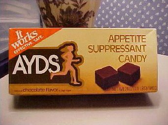 These diet chocolates failed because AIDS had just become a big thing and people were weird about it back then. Probably a good thing, these couldn't have been good for you