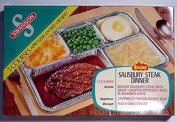 Another tv dinner option. They really did look like real food back then didn't they?