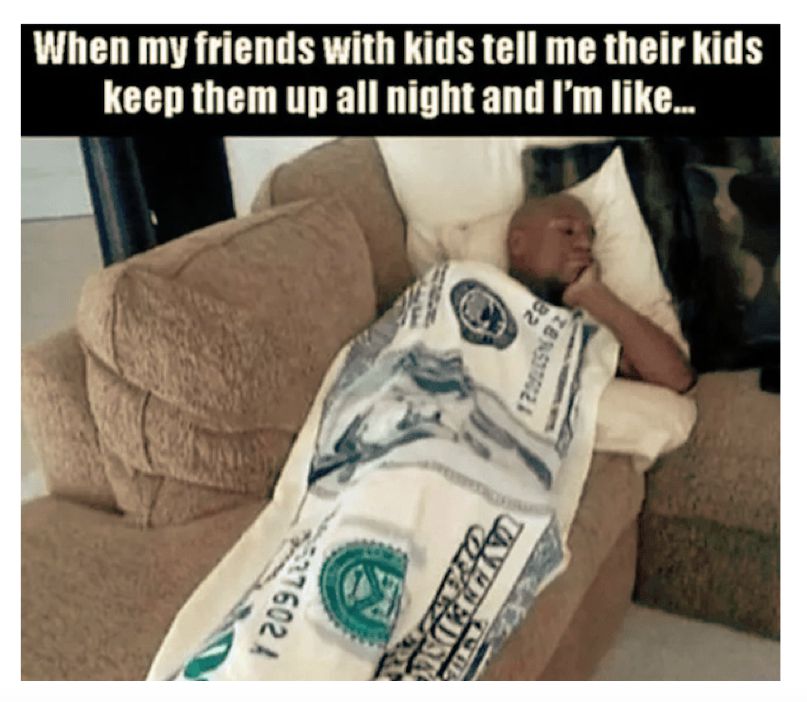 you work too much me - When my friends with kids tell me their kids keep them up all night and I'm ... B2 Zentri Late 7209 We