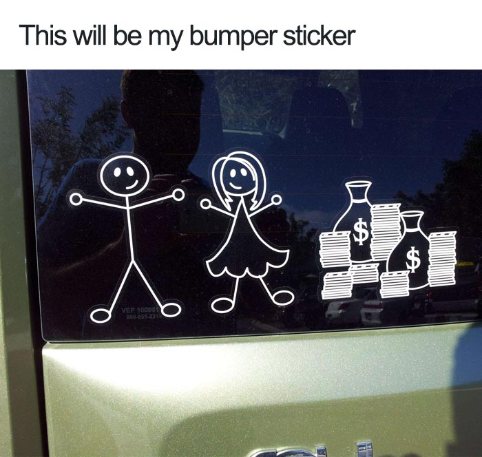 funny family car stickers - This will be my bumper sticker Vep 100081 000 .