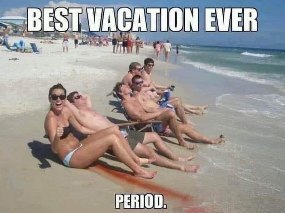 free bleeding - Best Vacation Ever Period.