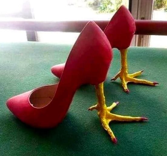 The woman who wears these shoes is marriage material (or really creepy)