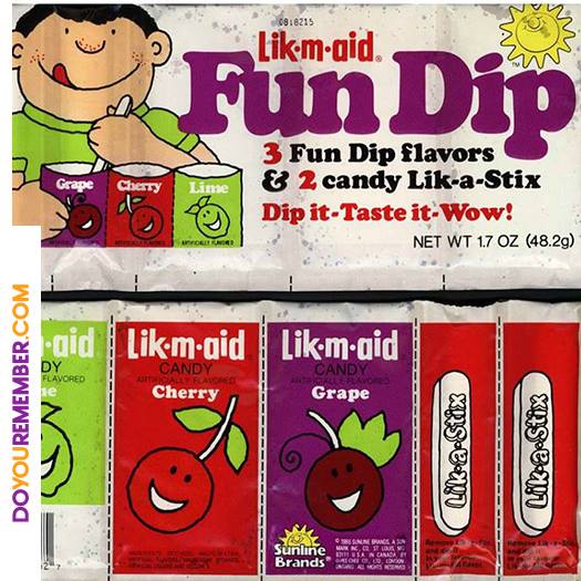Did you eat the stick and dump the sugar down your throat or did you actually dip it?
