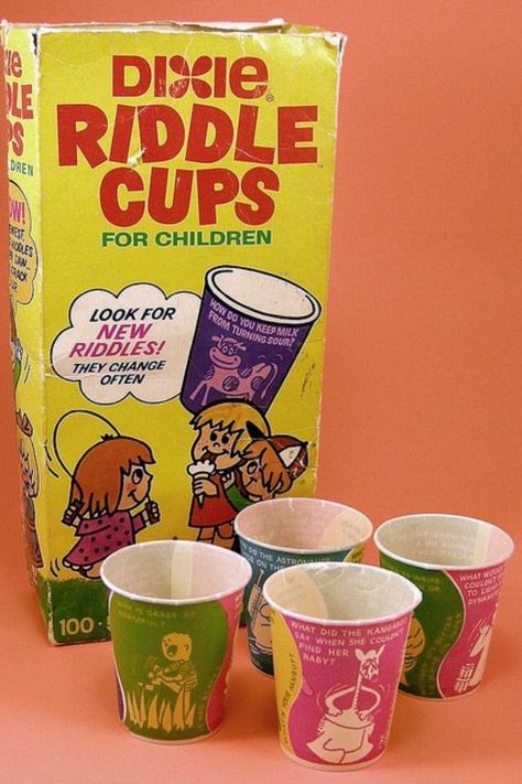 Sometimes you got afternoon snack and juice in cups like this
