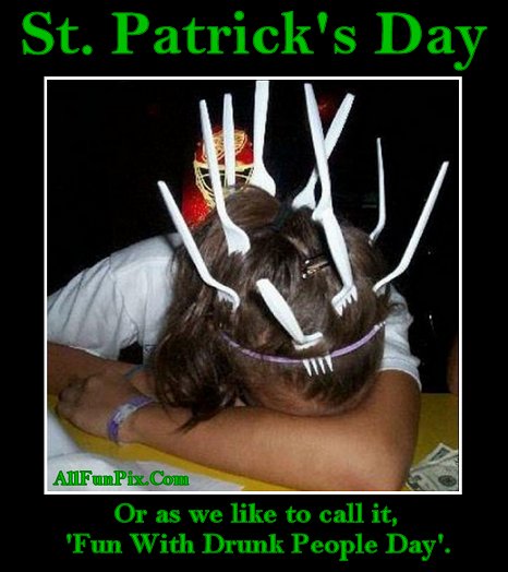 St. Patrick's Day memes - st patrick's day memes funny - St. Patrick's Day Aw 27 AlFumPix.Com Or as we to call it, 'Fun With Drunk People Day'.