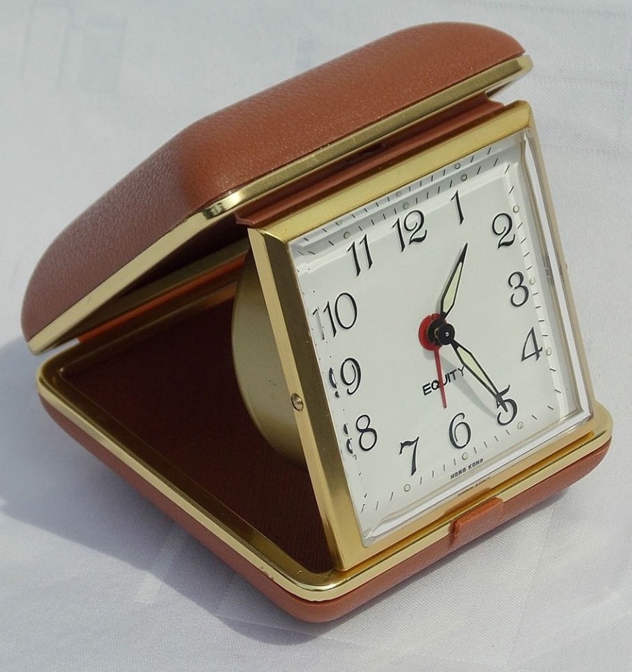 Travel clocks made great gifts. Everyone had one of these little clocks