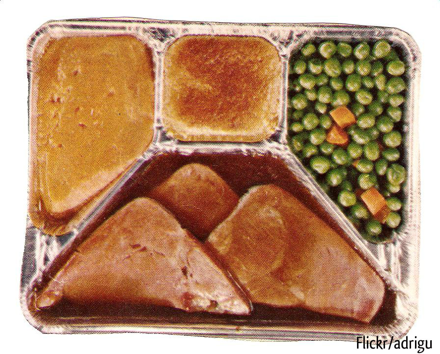 The TV dinners looked actually edible and real compared with the slop they put out today.