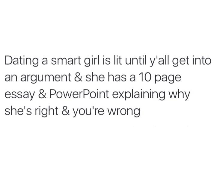 Relationship Memes - Smart Girls