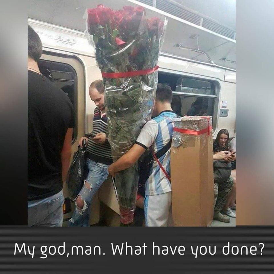 Relationship Memes - what did he do flowers