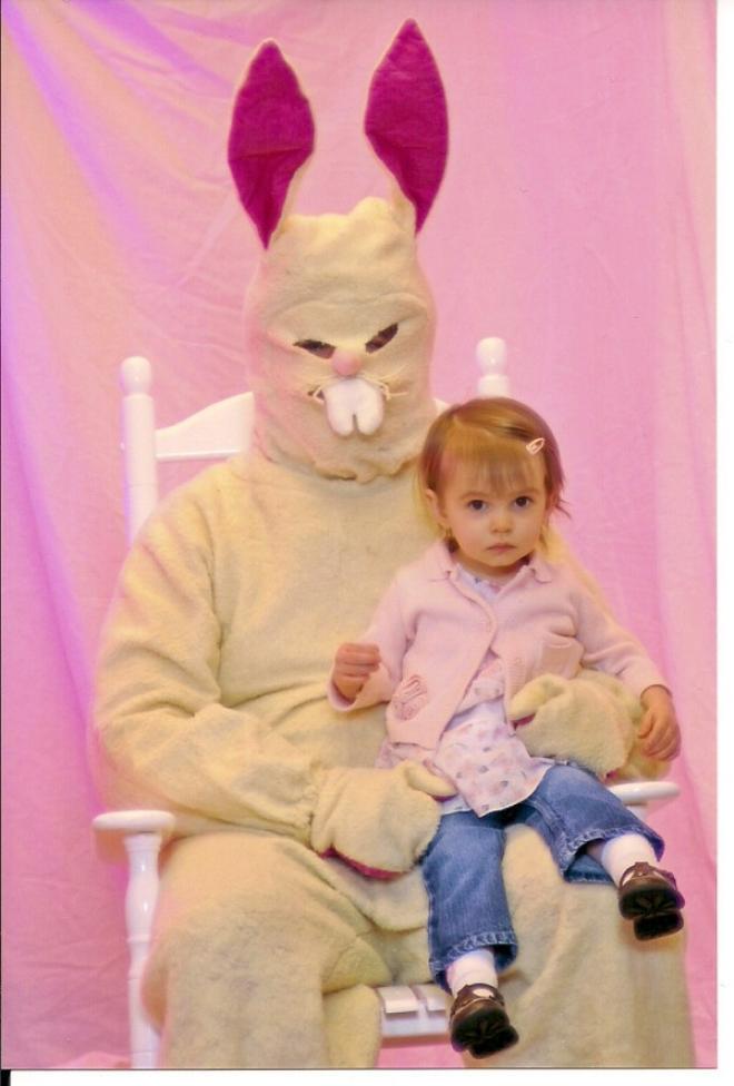 terrifying easter bunnies - creepy easter bunny
