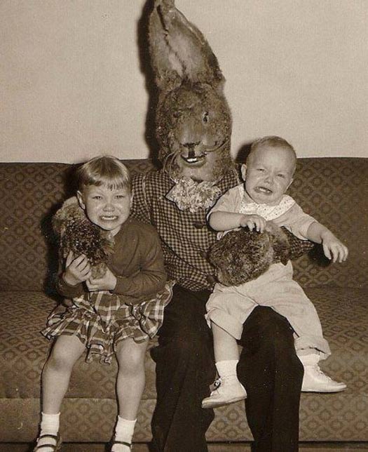 terrifying easter bunnies - easter bunny kids crying - 10