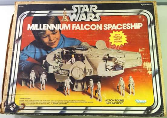Boys of the 80s - star wars millennium falcon kenner 1979