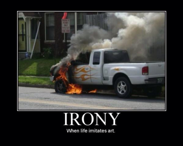 Car memes - Irony When life imitates art.
