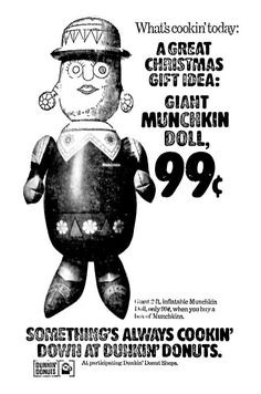 That's right kids, you could take home a giant munchkin doll to haunt your christmas dreams.