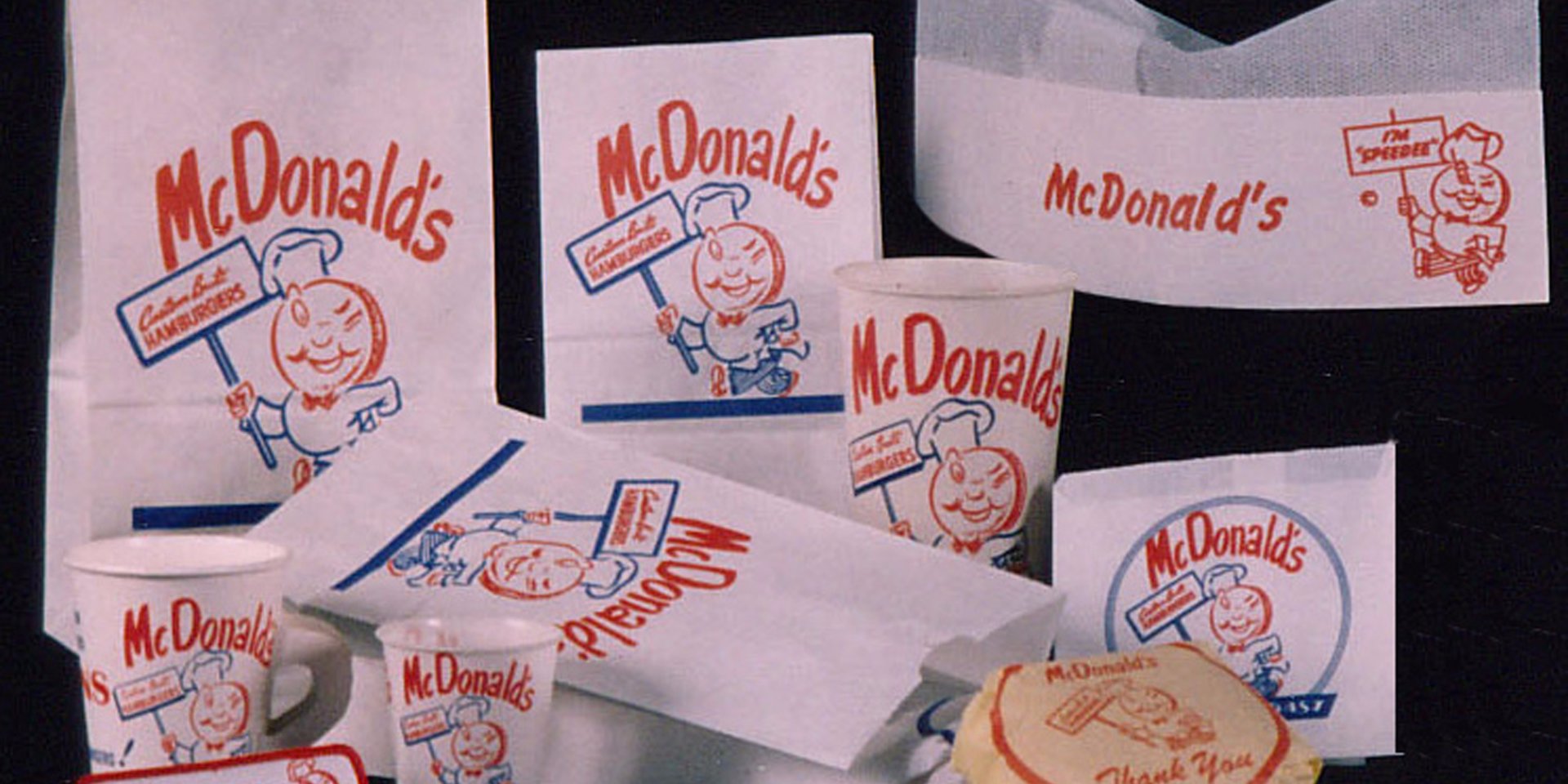 McDonalds packaging back then looked much better than today