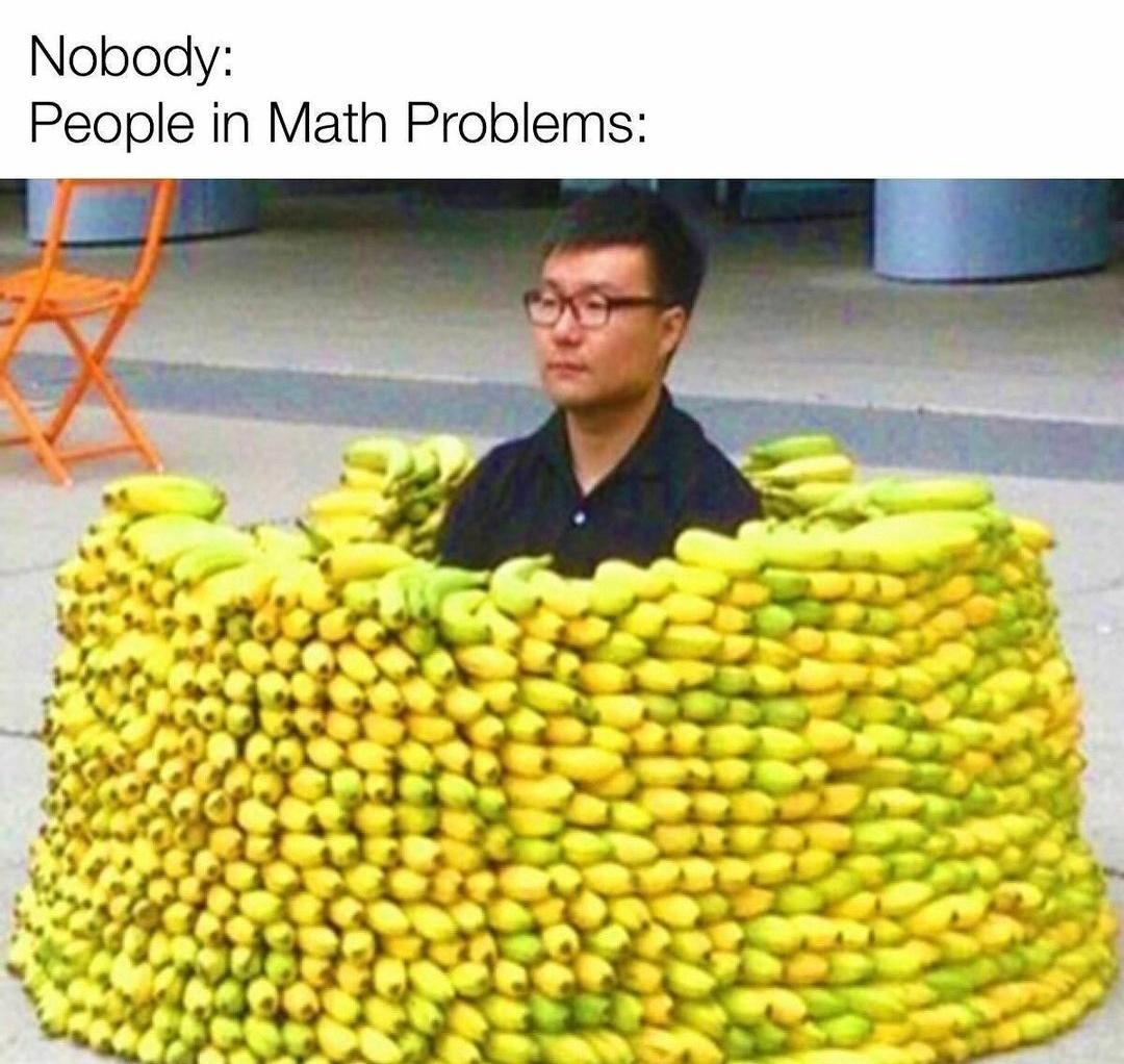 Childhood Memes - guy in the math problem meme - Nobody People in Math Problems