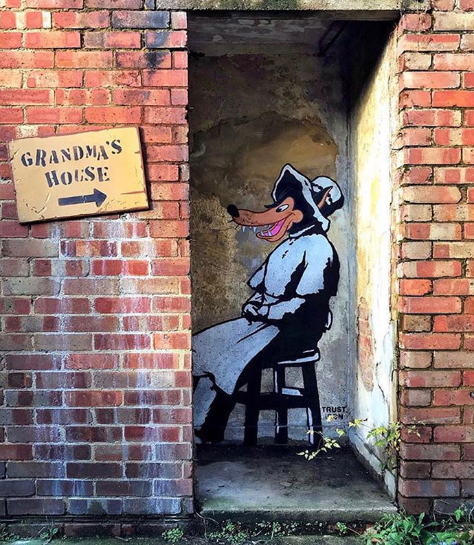 Best Murals and Graffiti - wall - Grandma'S House Trust Licen