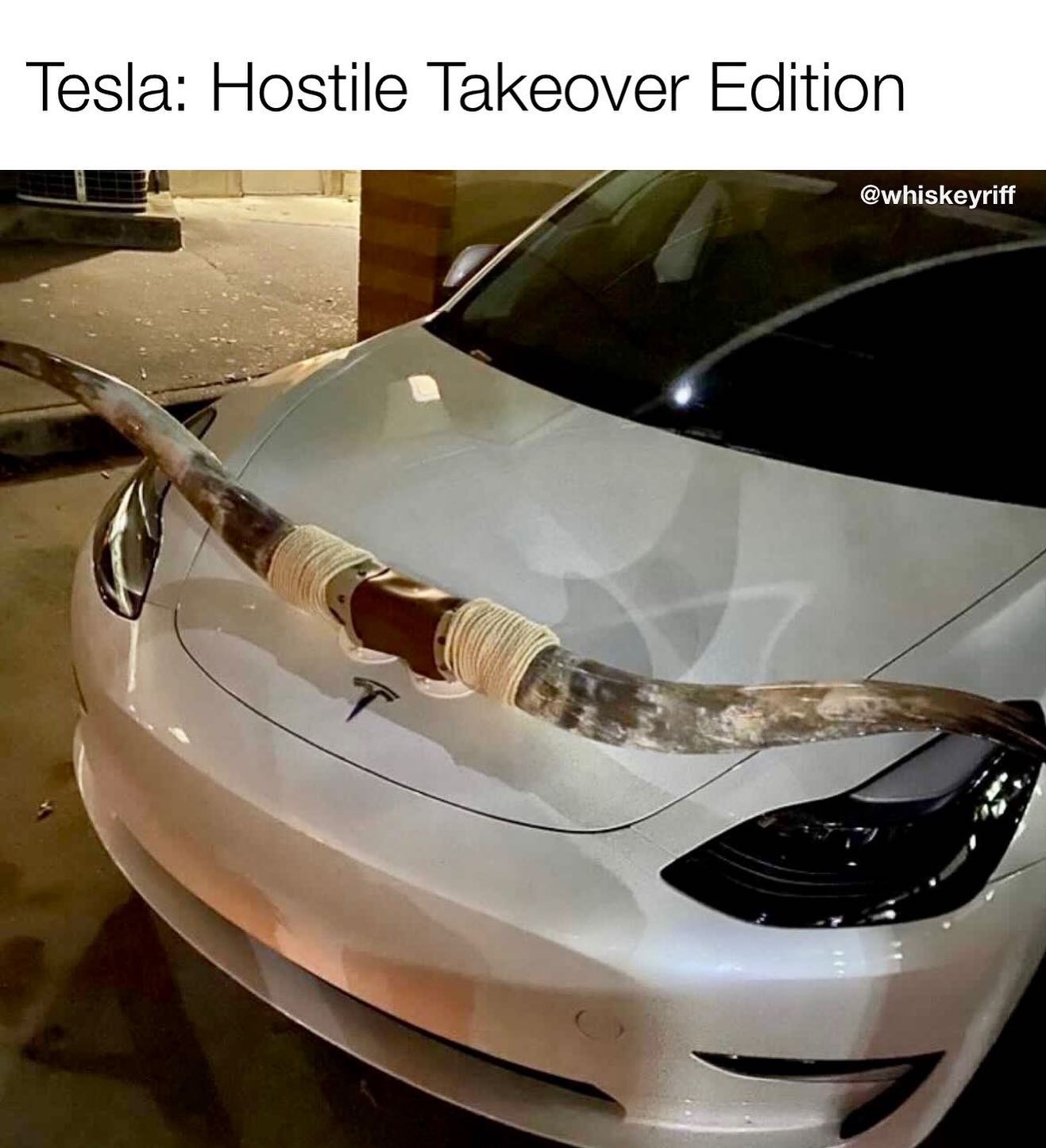 redneck memes and pics - bumper - Tesla Hostile Takeover Edition