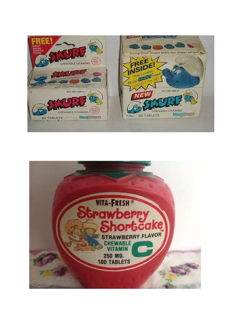 You may remember being a flinstone kid but what about the other vitamins? These were so sweet and delicious.