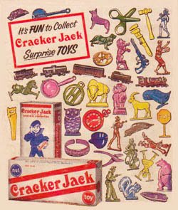 Cracker Jack used to have GOOD TOYS and prizes! Now it's so sad.