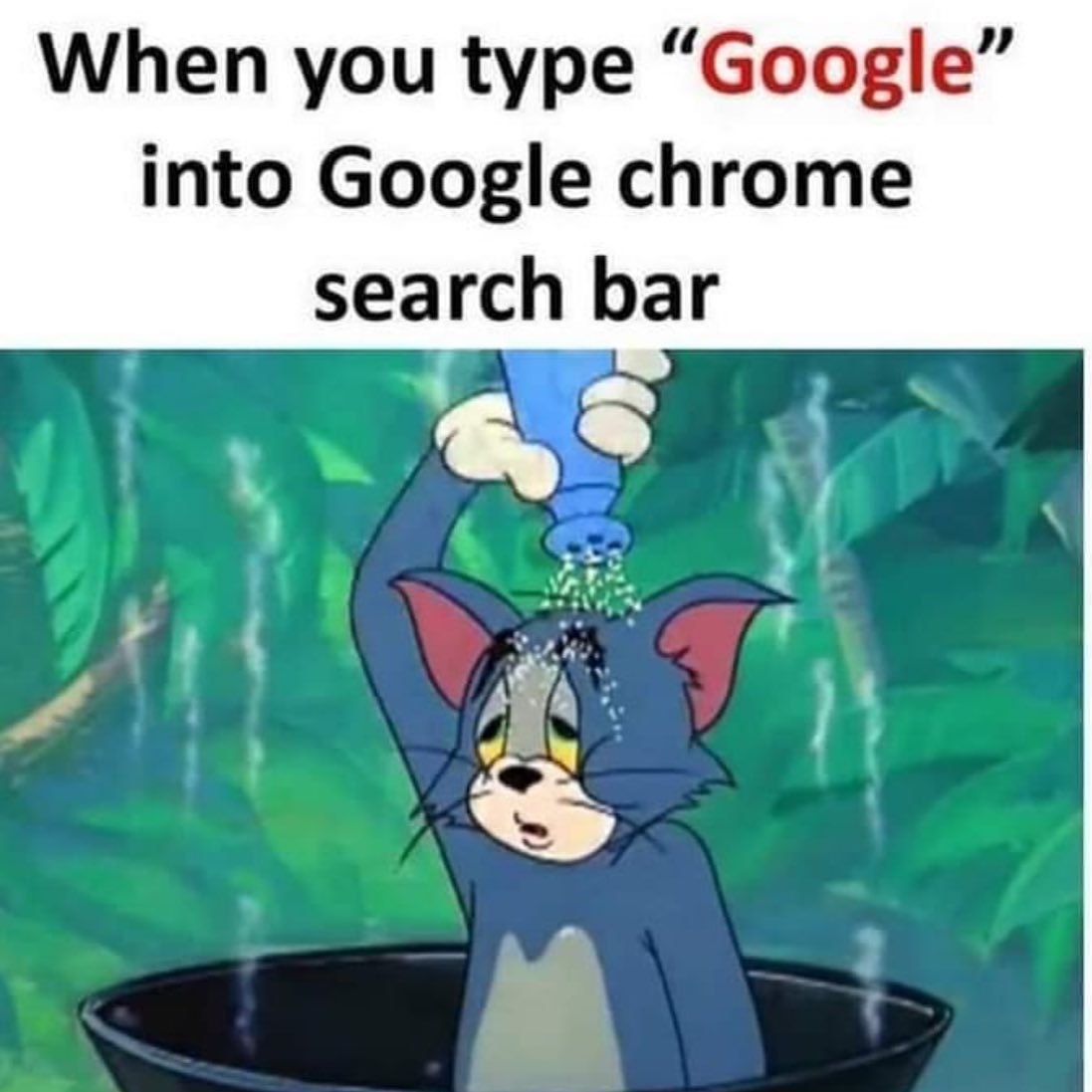 relatable memes - cartoon - When you type "Google" into Google chrome search bar