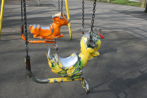 29 glimpses at what playgrounds used to look like