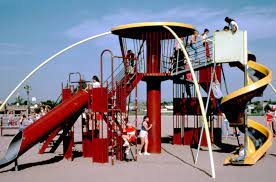 29 glimpses at what playgrounds used to look like