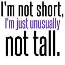 When you're short