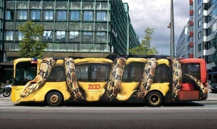 A wrapped bus wrap that really grabs hold of you