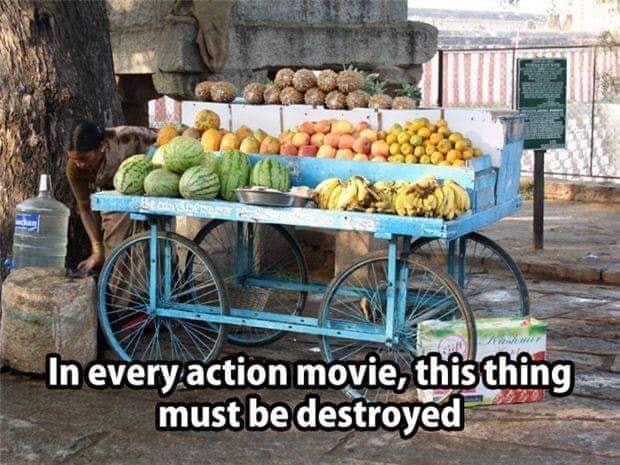 Movie memes - In every action movie, this thing must be destroyed