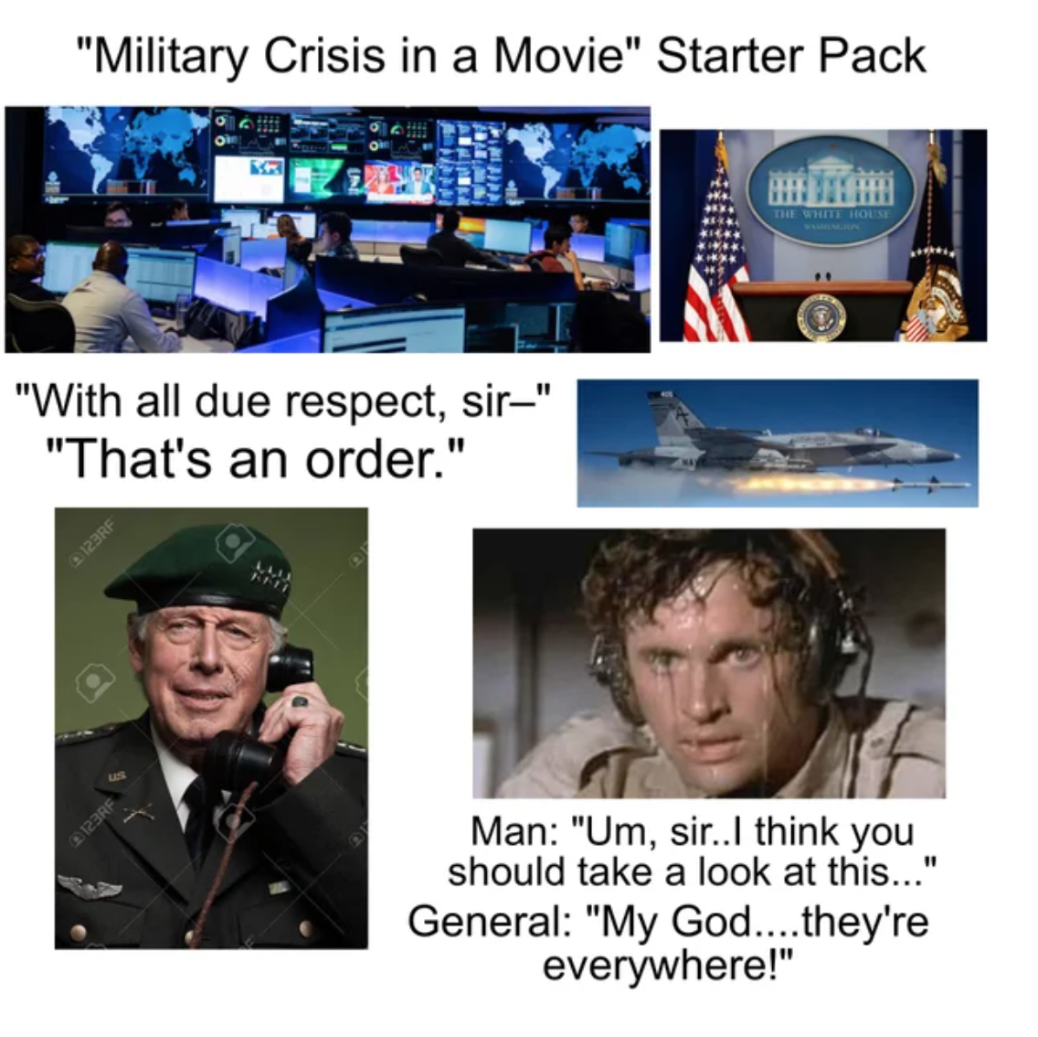 Movie memes - movie veteran starter pack -