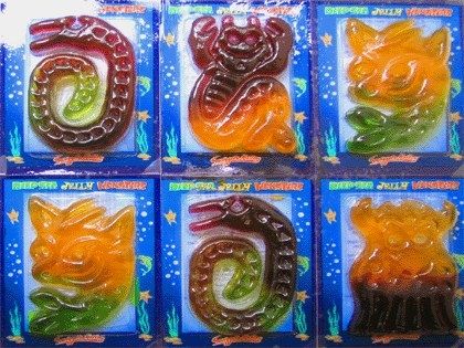 Creepy crawler jellies that tasted so much better than anything out the rest of the year