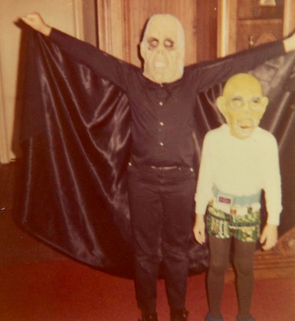 Homemade costumes were popular