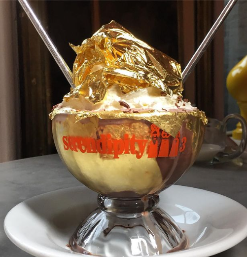 This $25,000 24 karat gold ice cream that broke the record for most expensive ice cream