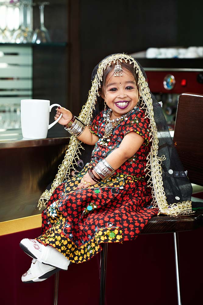 At 1'9" this is the shortest woman in the world