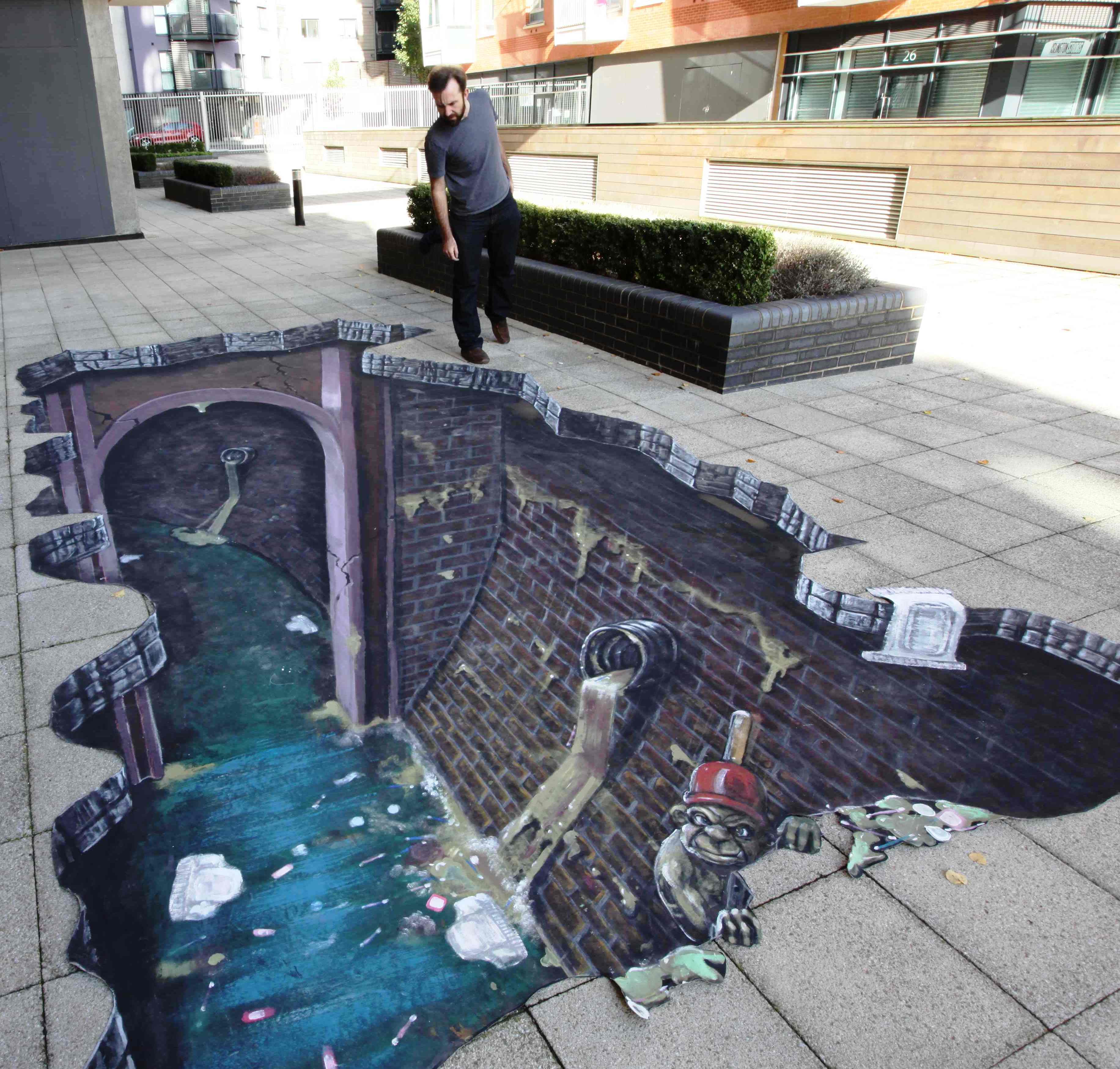 23 incredible 3D murals and art