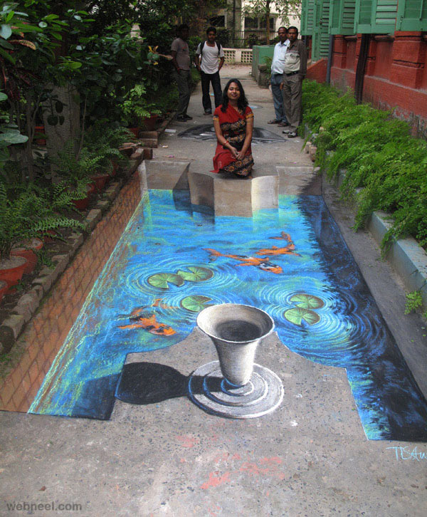 23 incredible 3D murals and art