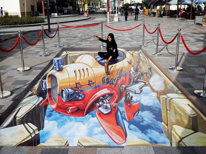 23 incredible 3D murals and art